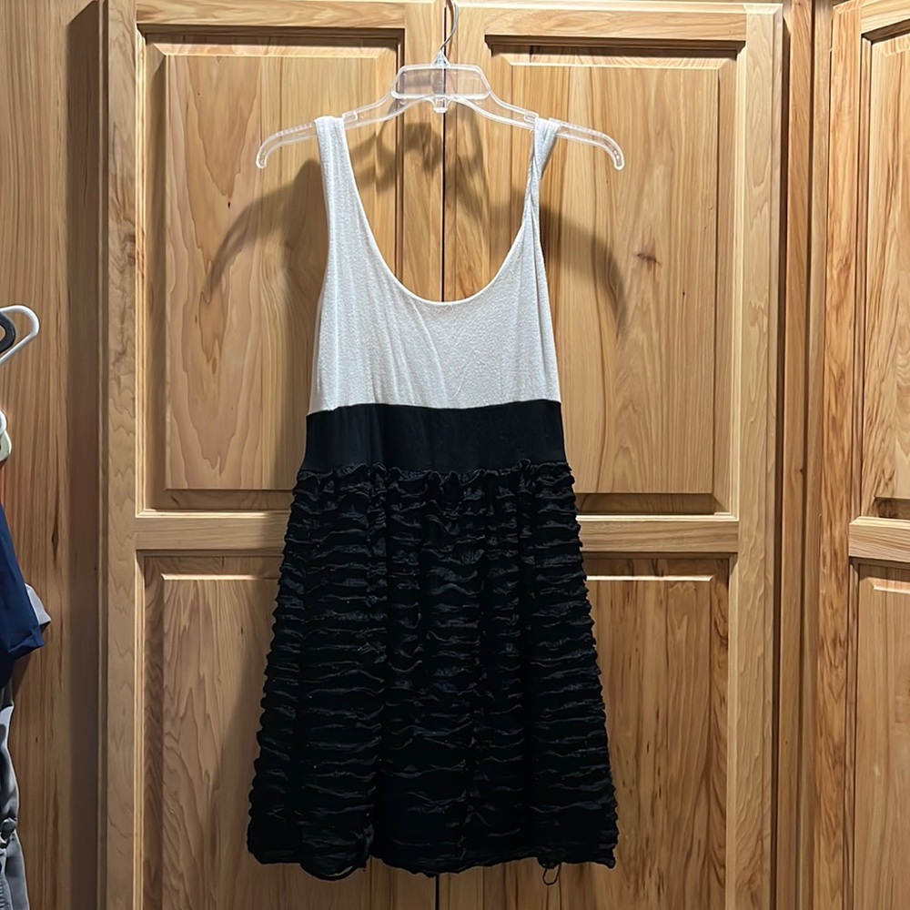 Black and white dress